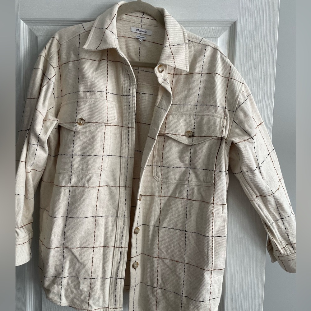 Madewell heavyweight cotton button shirt